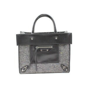 BALENCIAGA Paper Leather Black Compact